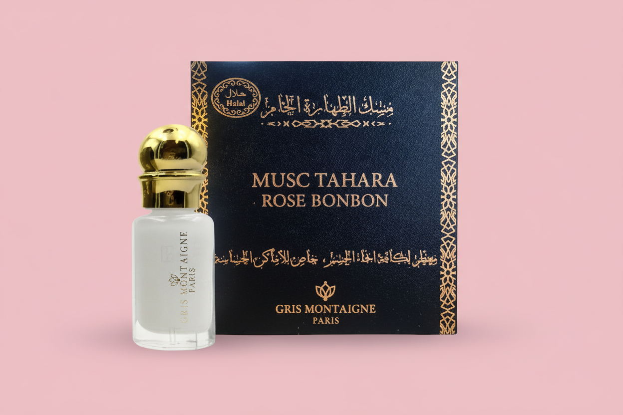 Musc Tahara Rose Bonbon 12ml - Gris Montaigne